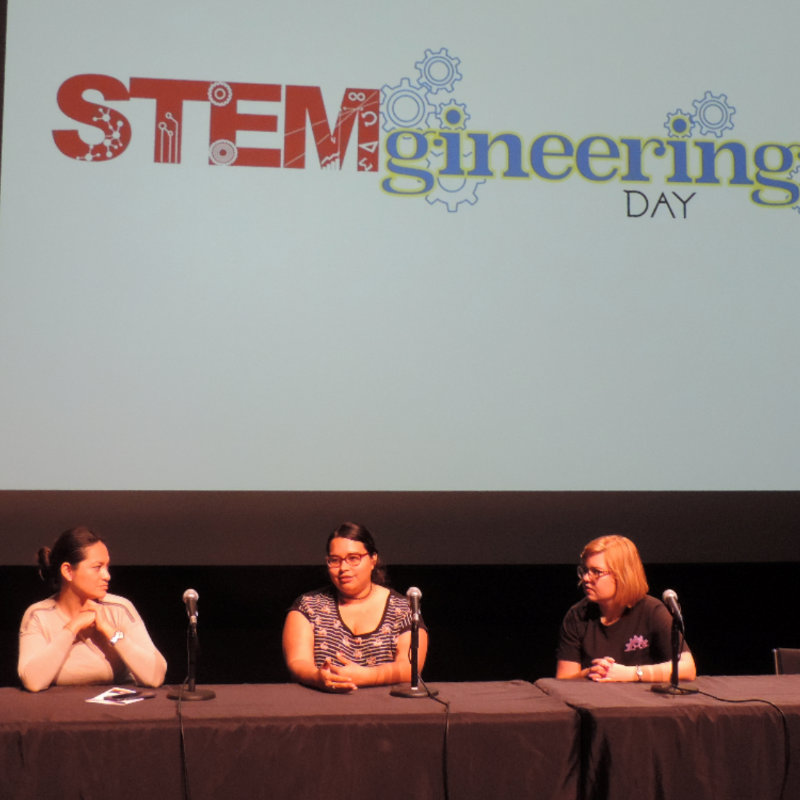 Panelists at a STEM Fair